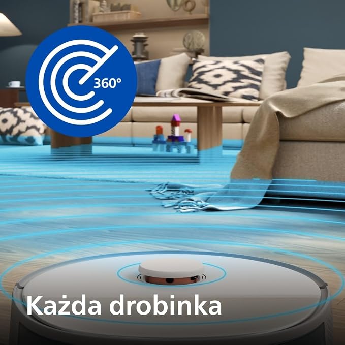 Philips HomeRun Robot Odkurzająco-Mopujący serii 5000 - obrazek 7