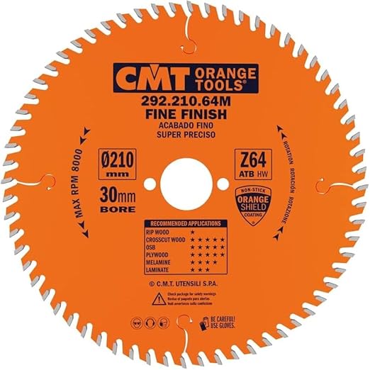 CMT Orange Tools 292.210.64 M piła tarczowa 210