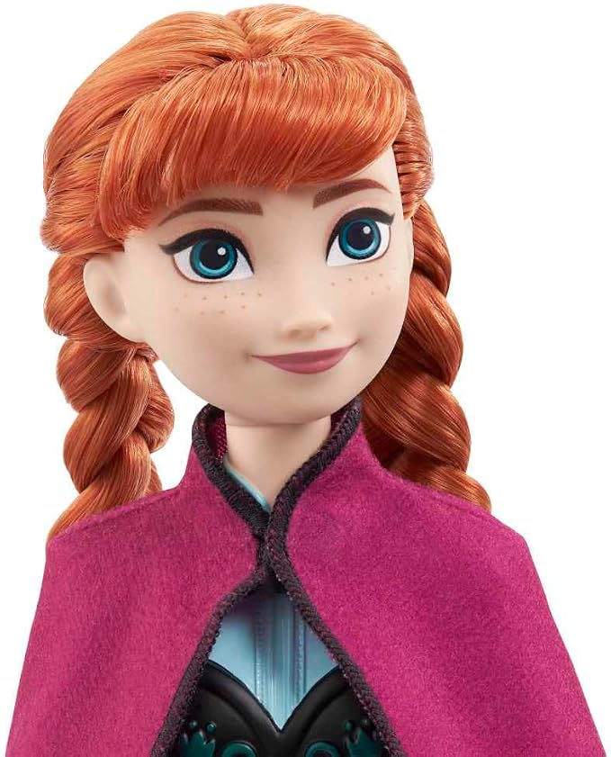 Mattel Disney Frozen Lalka modowa Anna w stylu Frozen - obrazek 4