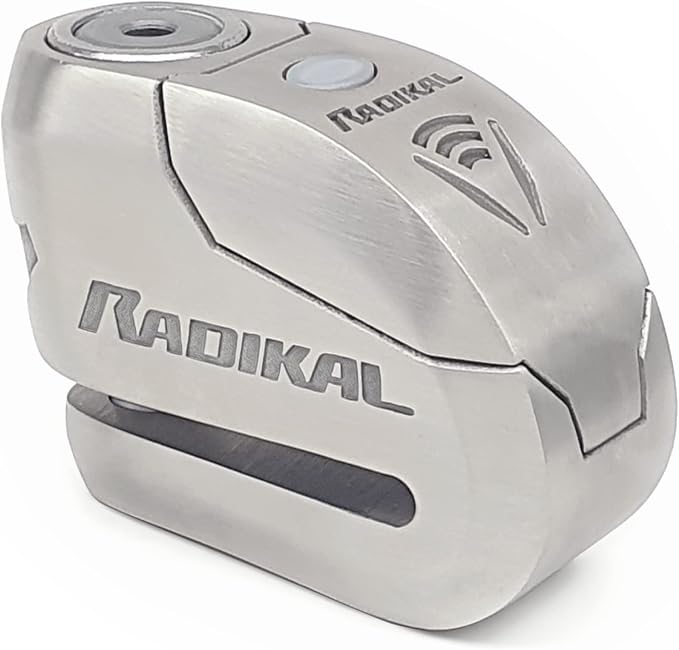 Radikal RK14S Blokada Tarczy Hamulcowej + Alarm do motocyklowej 120