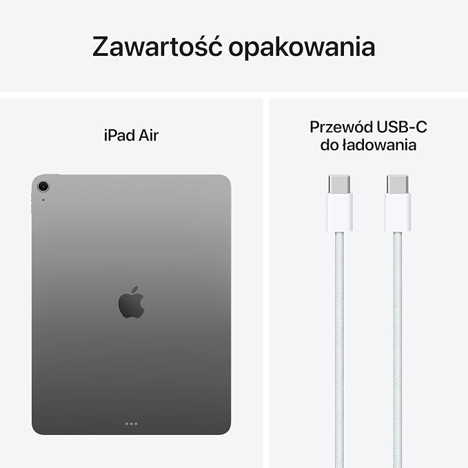 Apple iPad Air 13 cali z czipem M3: stworzony dla Apple Intelligence, 512 GB, przednia kamera 12 MP/tylny aparat 12 MP, Wi‑Fi 6E, bateria na cały dzień – gwiezdna szarość - obrazek 7