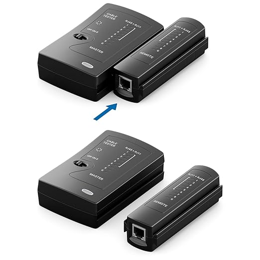 deleyCON Tester Kabli Sieciowych Tester Kabli RJ11 RJ12 RJ45 ISDN - obrazek 4