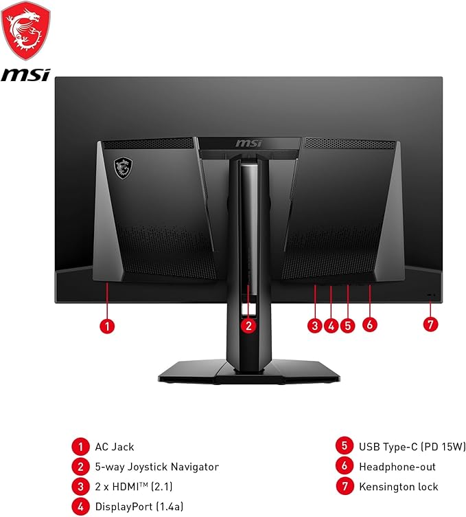 MSI MAG 321UPX QD-OLED - obrazek 6