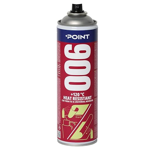 Point 006 Klej w sprayu odporny na wysokie temperatury do 120°C