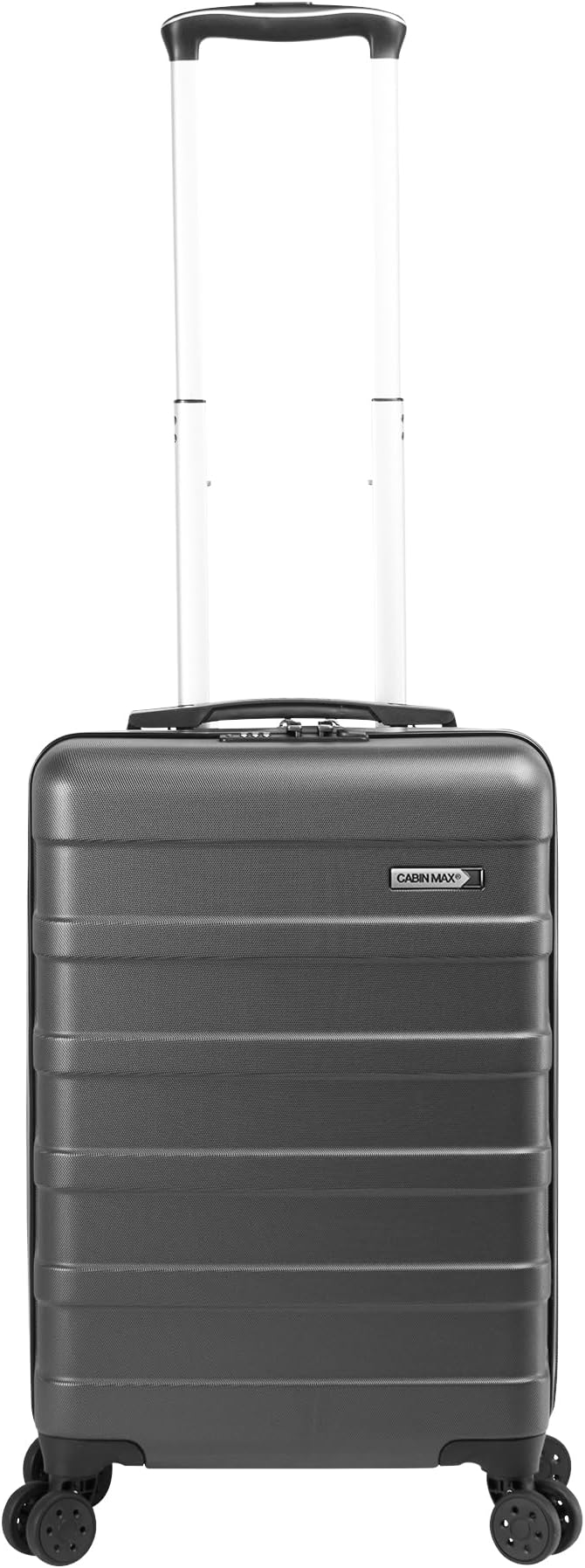 Cabin Max Anode 55x35x25 Walizka podręczna lekki wózek z twardą skorupą, zintegrowany zamek - Air France, KLM, ITA, Transavia -44L