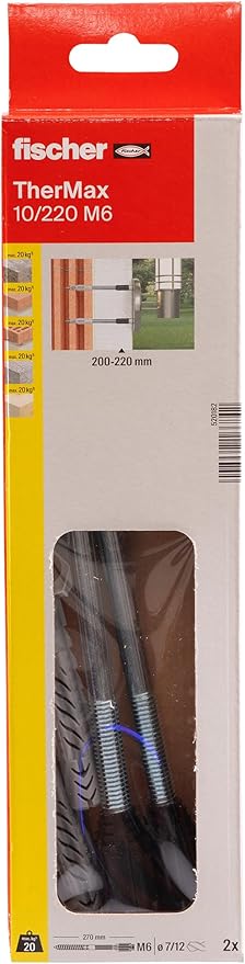 Fischer - thermax 10/220 b m6 (2) typ 520 182 objętość: 1
