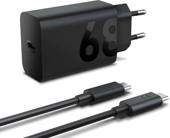 Lenovo Kabel do ładowania ściennego USB-C z adapterem | 68 W | 1,5 m | specjalnie do tabletów - obrazek 4