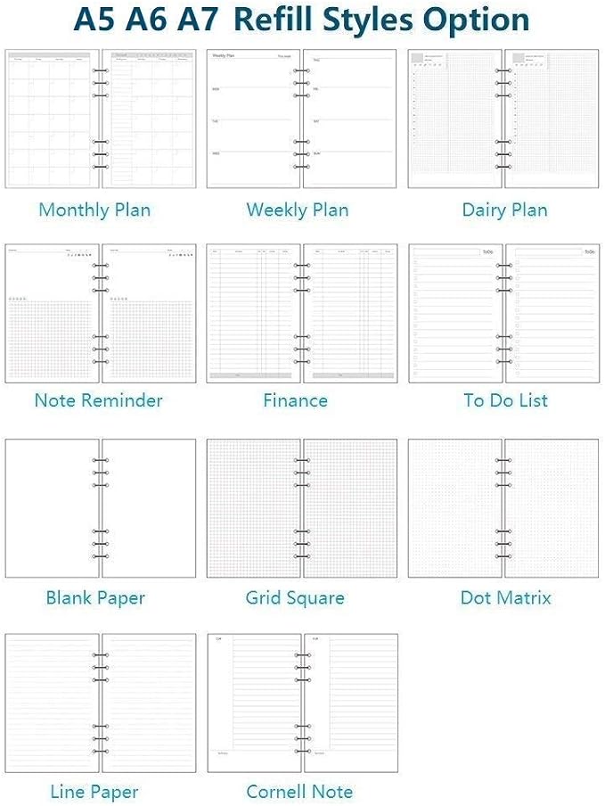 Planner Refill Pocket Notebook - obrazek 7