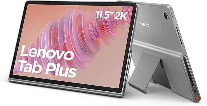 Lenovo Tab Plus Tablet | 11,5" 2K Touch Display | JBL system dźwiękowy z 8 głośnikami | Mediatek Helio G99 | 8 GB RAM | pamięć 128 GB | Android 14 | szary