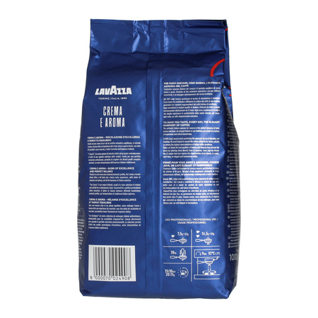 Lavazza - kawa ziarnista Crema e Aroma Blue 1 kg - obrazek 2