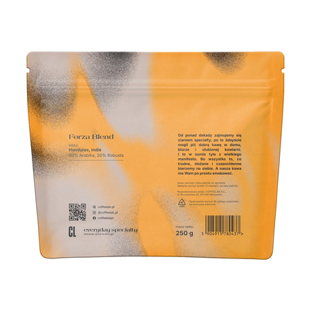 CoffeeLab - kawa ziarnista Forza Blend Espresso 250 g - obrazek 2