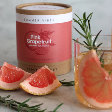 Teministeriet - herbata owocowa Summer Vibes Pink Grapefruit - 20 saszetek - obrazek 3