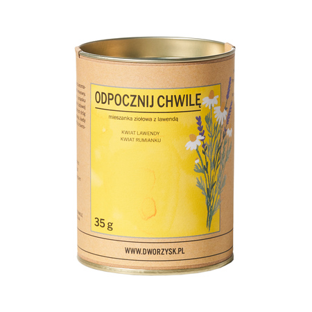 Dworzysk - herbata ziołowa sypana Odpocznij Chwilę 35 g