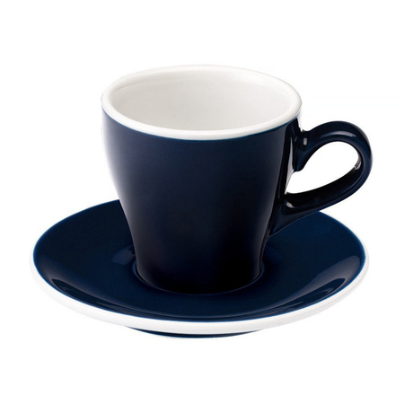 Loveramics Tulip - Filiżanka i spodek Cappuccino 180 ml - Denim