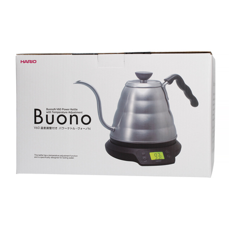 Hario V60 Power Buono Kettle - Czajnik elektryczny z regulacją temperatury 0,8l - obrazek 5