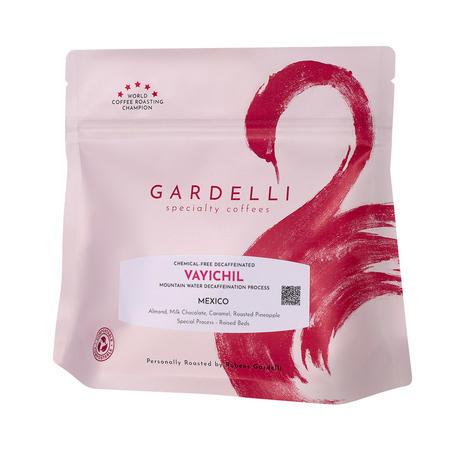 Gardelli Specialty Coffees - kawa ziarnista bezkofeinowa Meksyk Vayichil Omniroast 250 g