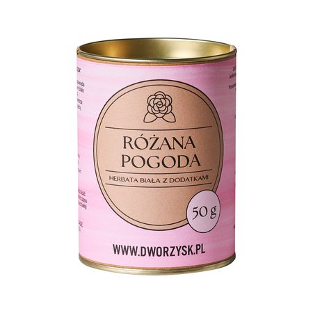 Dworzysk - herbata biała sypana Różana Pogoda 50 g