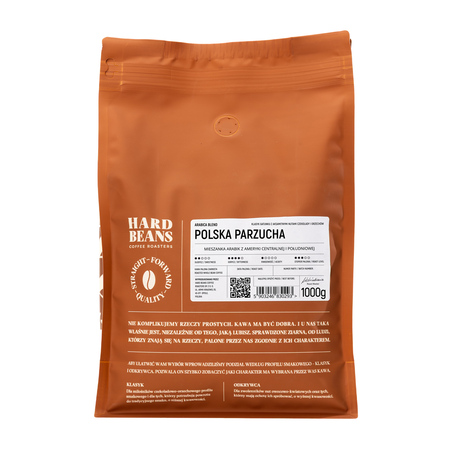 Hard Beans - kawa ziarnista Polska Parzucha - Kawa ziarnista 1 kg - obrazek 2