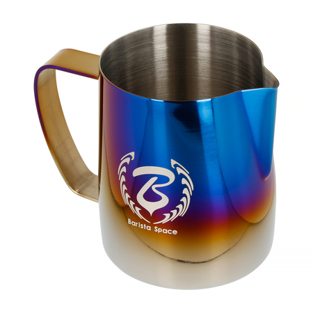 Barista Space - Dzbanek do mleka Half Blue 350ml - obrazek 2