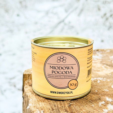 Dworzysk - herbata ziołowa sypana Miodowa Pogoda 30 g - obrazek 2