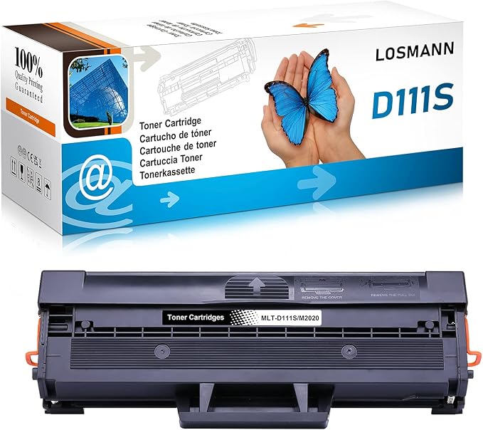 LOSMANN 1x Toner kompatybilny z Samsung MLT-D111S D111L dla drukarki Samsung Xpress M2020 M2020W M2021 M2021W M2022 M2022W M2026 M2026W M2070 M2070F M2070FW M2070W M2071FH M2071FW M2071HW M2071 W