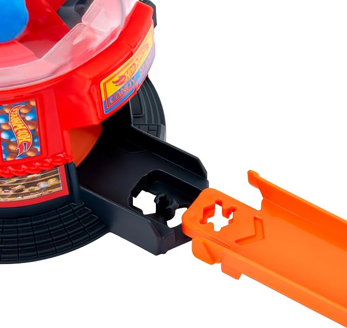 Hot Wheels Downtown City Sklep ze słodyczami zestaw z autem 1:64 - obrazek 5