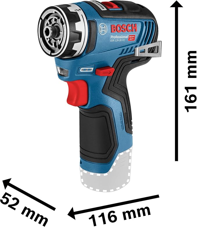 Bosch Professional system 12V: akumulatorowa wiertarko-wkrętarka GSR - obrazek 3
