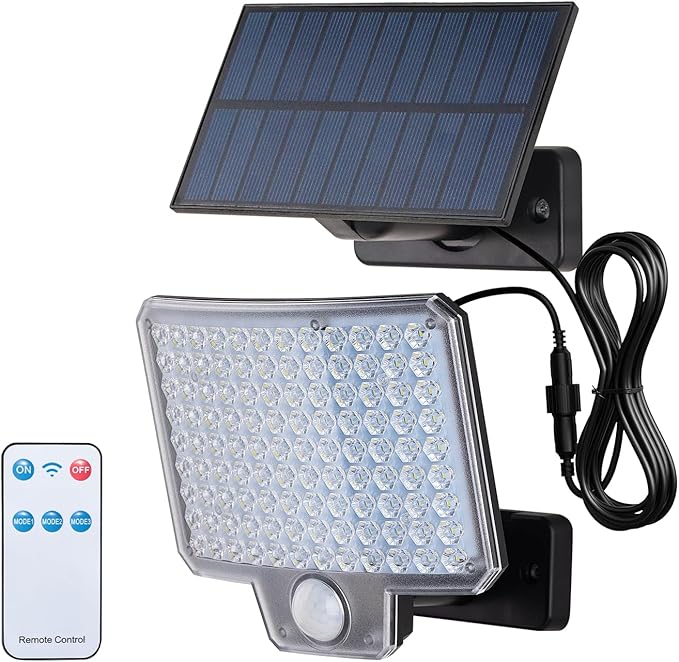 GRIFEMA GD201 Lampa Solarna Zewnętrzna z Czujnikiem Ruchu