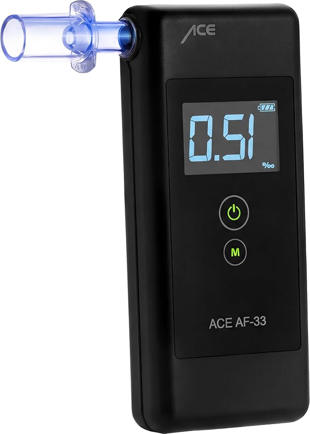 Alkomat ACE AF-33 - alkomat nr 1 według AUTO BILD (porównanie 2023) - policyjny tester alkoholu
