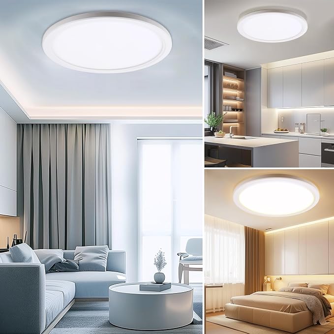DA LIGHT Płaska lampa sufitowa LED 18 W 2000 lumenów - obrazek 7