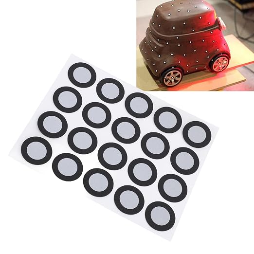 Markery do Skanera 3D, 200 szt., średnica Wewnętrzna 12 Mm, średnica Zewnętrzna 19 Mm, Punkty śledzące o Wysokim Współczynniku Odbicia, Uniwersalny Punkt Odniesienia, Odbicie Rozproszone, do - obrazek 3