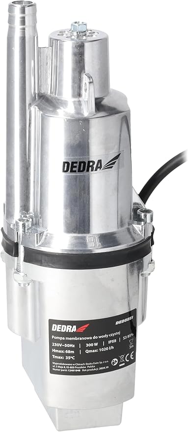 Dedra DED8851 pompa membranowa zanurzeniowa 300
