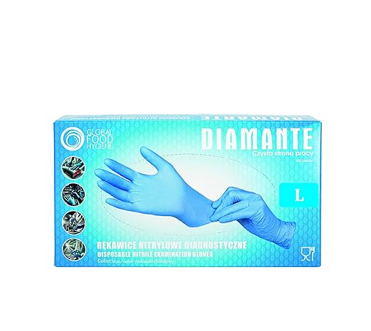 Diamante Rękawice Nitrylowe 100 szt - obrazek 3