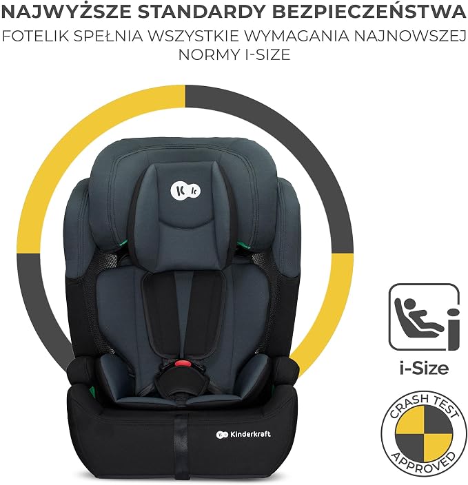 Kinderkraft COMFORT UP Fotelik samochodowy i-Size - obrazek 4