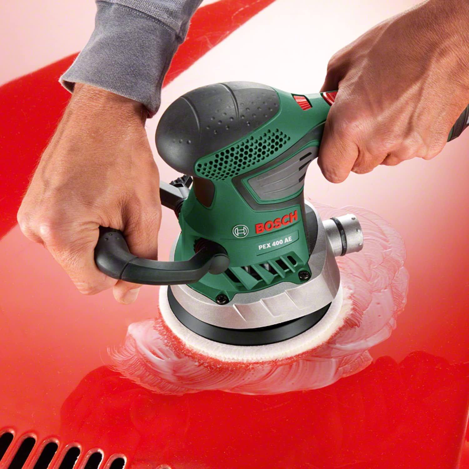 Bosch Szlifierka mimośrodowa PEX 400 AE (370 W, w trawie) - obrazek 5