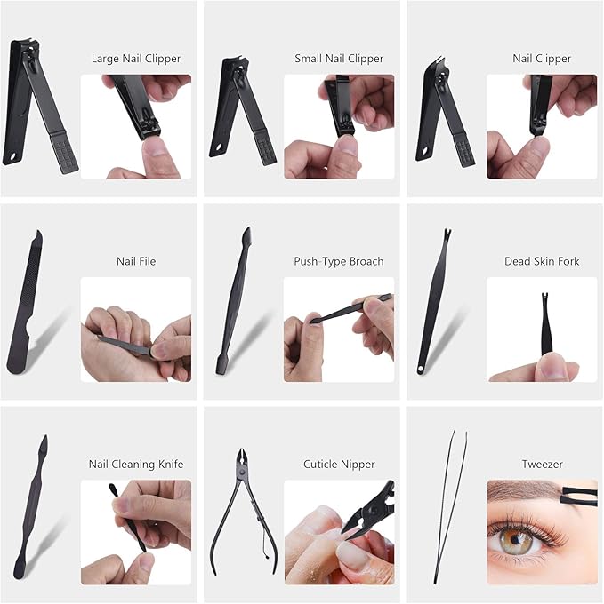 URAQT Profesjonalny zestaw do manicure - obrazek 6