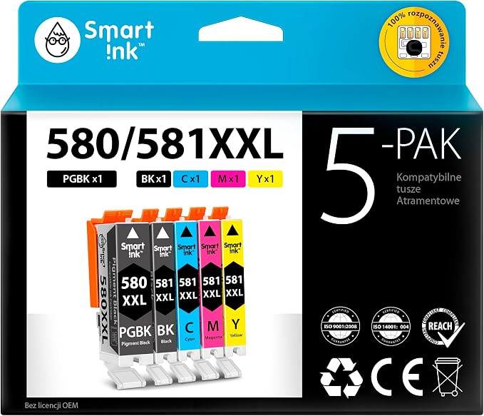 Smart Ink Kompatybilne wkłady atramentowe jako zamiennik do Canon