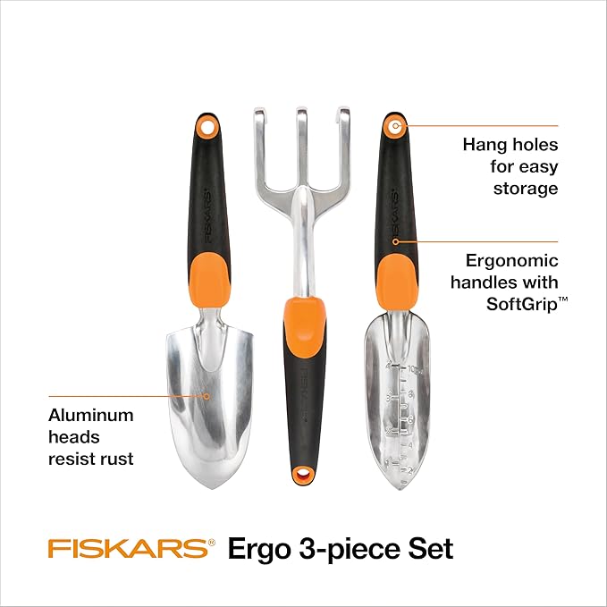 Fiskars Ergo zestaw narzędzi ogrodowych z recyklingu - obrazek 4