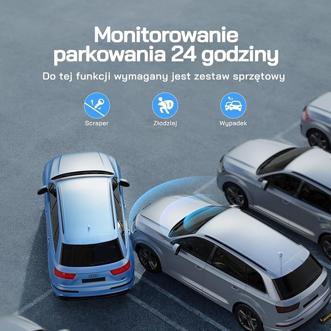 Kamera samochodowa WOLFANG przednia i tylna - obrazek 6