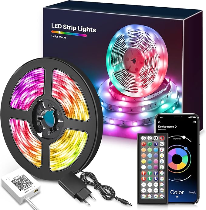 Taśma LED 15 m Bluetooth LED RGB