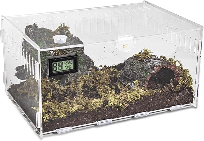 Akrylowe terrarium ślimaki 30 cm x 20 cm x 15 cm