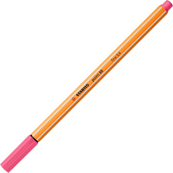 Cienkopis STABILO point 88 etui 8 kolorów pastelowych - obrazek 4