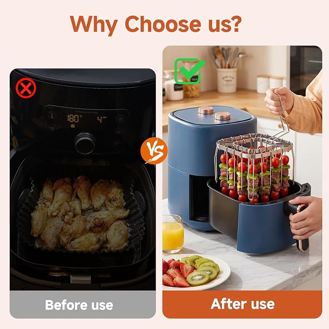 Uchwyt na szpikulec do frytkownicy na gorące powietrze - obrazek 4
