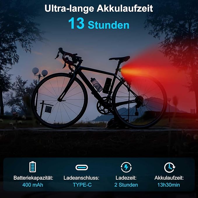 toptrek Tylne światło rowerowe LED - obrazek 3