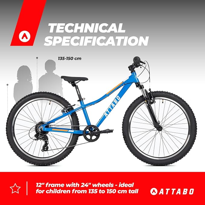 ATTABO MTB JR rower górski z aluminiową ramą - obrazek 3
