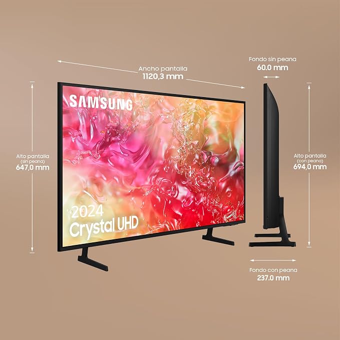 Samsung TU50DU7105 telewizor 50" (50 cali), Crystal UHD 4K, Smart TV, 2024 - obrazek 2