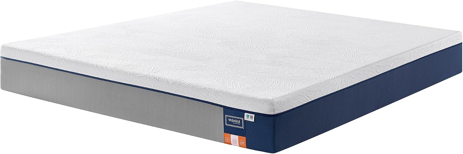 VASAGLE Materac 160 x 200 cm podwójny materac z pianki żelowej - obrazek 2
