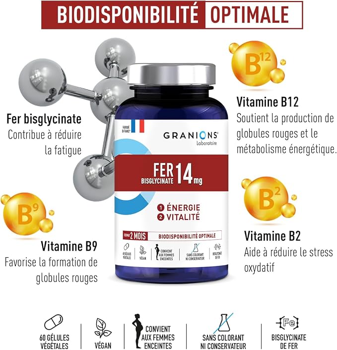 Bisglycinate żelaza 14 mg + Witamina - obrazek 3