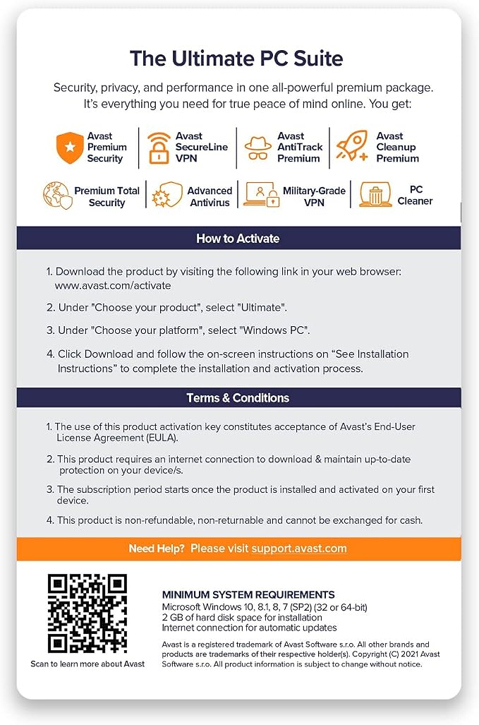 Avast Ultimate PC Suite (Premium Total PC Security) (1 PC | 1 rok) (dostawa przez e-mail w ciągu 24 godzin - bez płyty CD) - obrazek 2