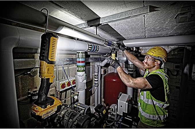 Dewalt Dcl050-Xj Lampa Robocza, Czarny/Żółty, 7 x 22 x 20 cm - obrazek 2